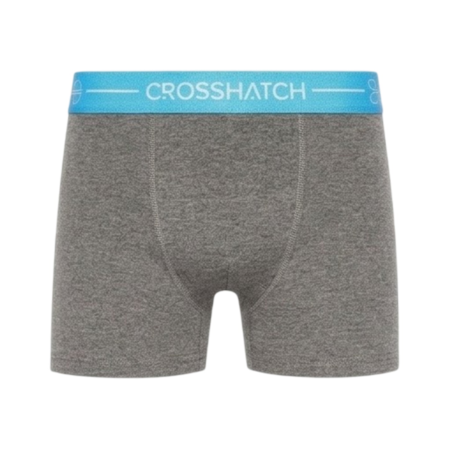 Grey - Back - Crosshatch Mens Astral Boxer Shorts (Pack of 3)