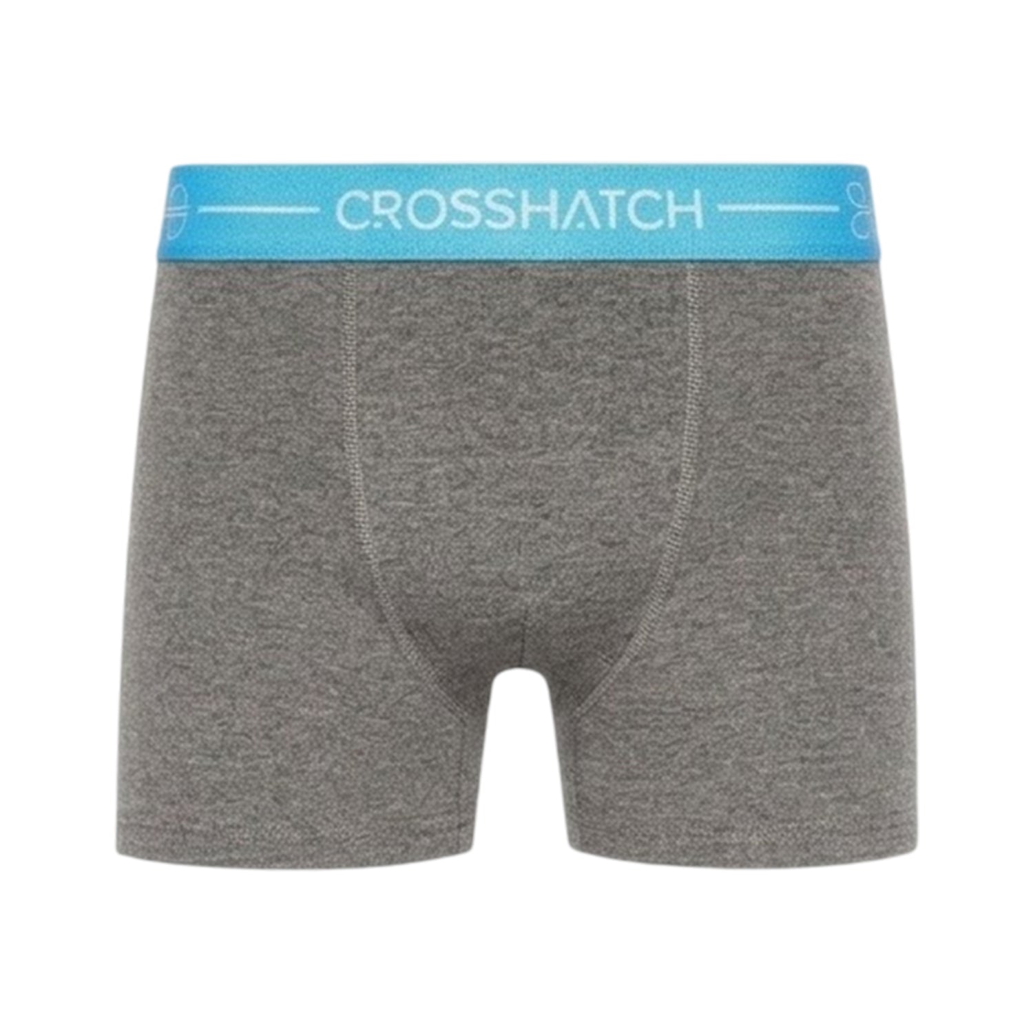 Grey - Back - Crosshatch Mens Astral Boxer Shorts (Pack of 3)