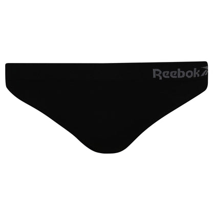 Black - Side - Reebok Womens-Ladies Kal Thong (Pack of 3)