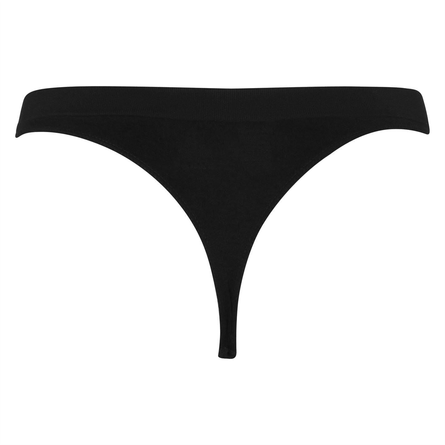Black - Lifestyle - Reebok Womens-Ladies Kal Thong (Pack of 3)