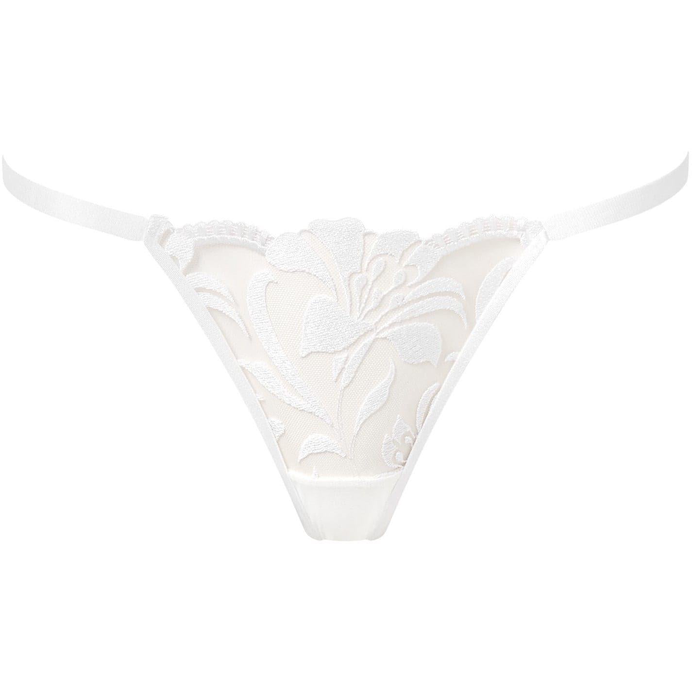 White - Front - Bluebella Womens-Ladies Leonora Thong
