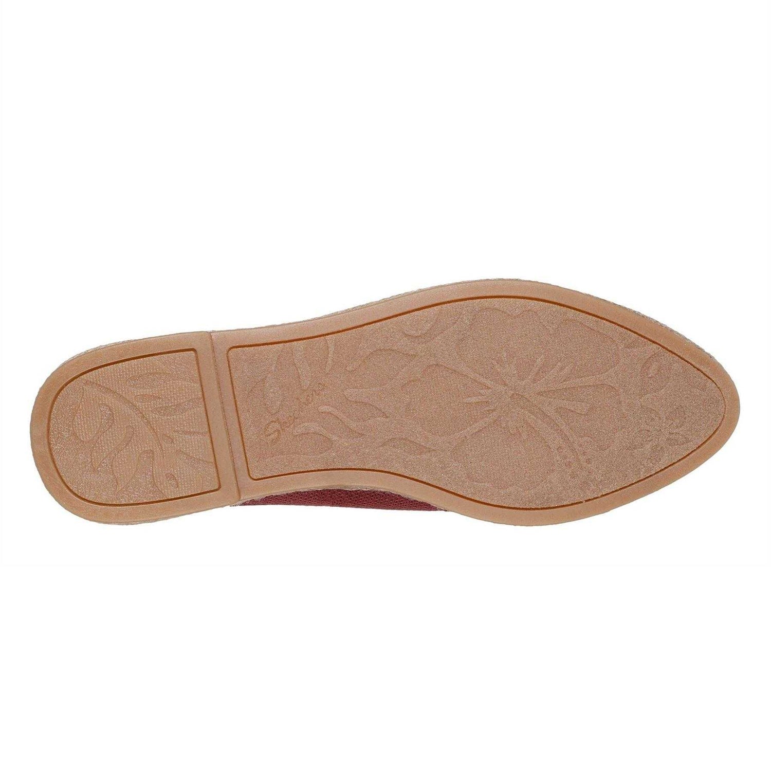 Dark Rose - Lifestyle - Skechers Womens-Ladies Jute Flat Sandals