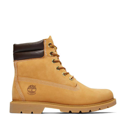 Wheat - Front - Timberland Womens-Ladies Linden Woods Leather Lace Up Ankle Boots