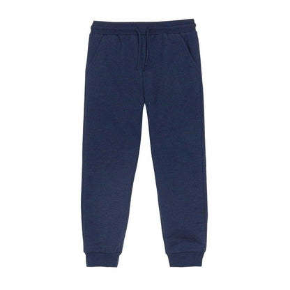 Navy - Side - Studio Pro Childrens-Kids Colour Block Asymmetric Top & Bottom Set Set