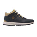 Blue - Side - Timberland Mens Sprint Trekker Leather Lace Up Mid Boots