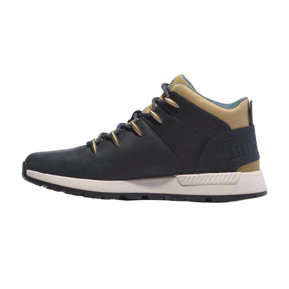 Blue - Lifestyle - Timberland Mens Sprint Trekker Leather Lace Up Mid Boots
