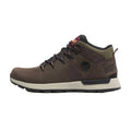 Brown - Side - Timberland Mens Sprint Trekker Leather Lace Up Mid Boots