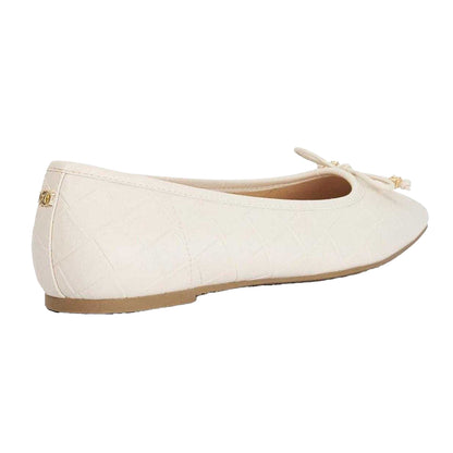 Ecru - Back - Dune London Womens-Ladies Hampers Ballet Flats