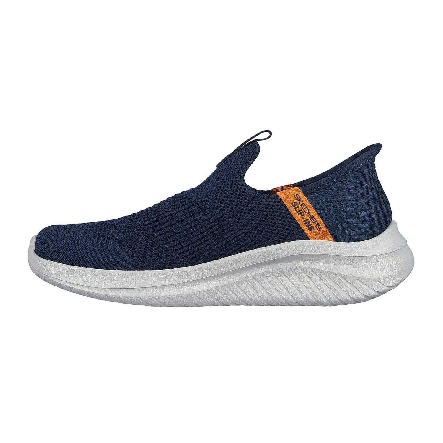 Navy - Back - Skechers Boys Ultra Flex 3.0 Slip-In Trainers
