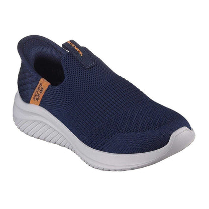 Navy - Pack Shot - Skechers Boys Ultra Flex 3.0 Slip-In Trainers