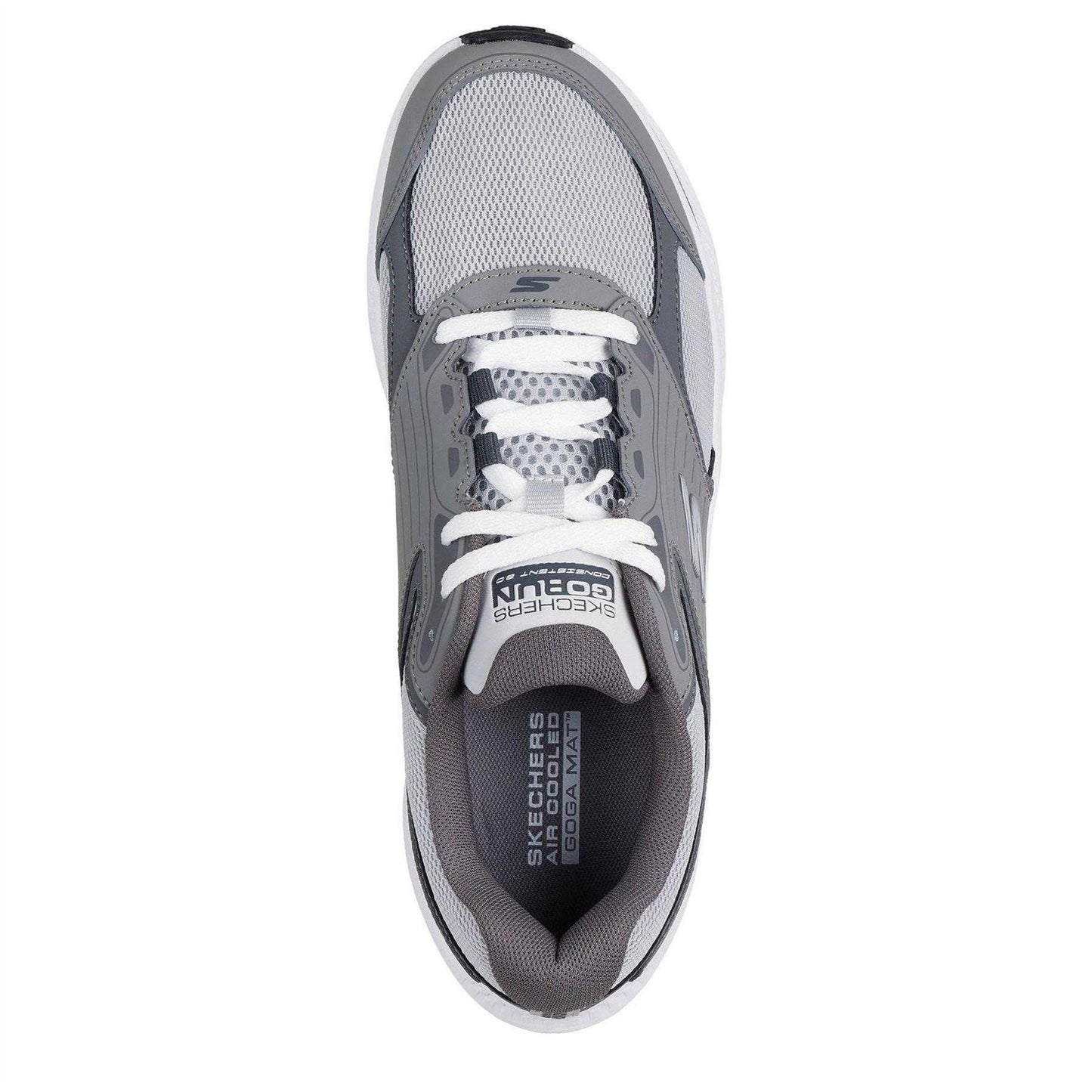 Grey-White - Side - Skechers Mens Run Consistent 2.0 Shoes