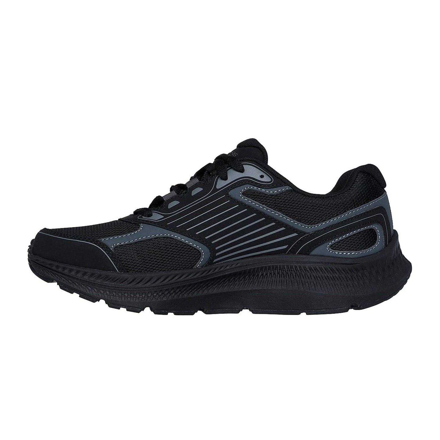 Black-Grey - Back - Skechers Mens Run Consistent 2.0 Shoes