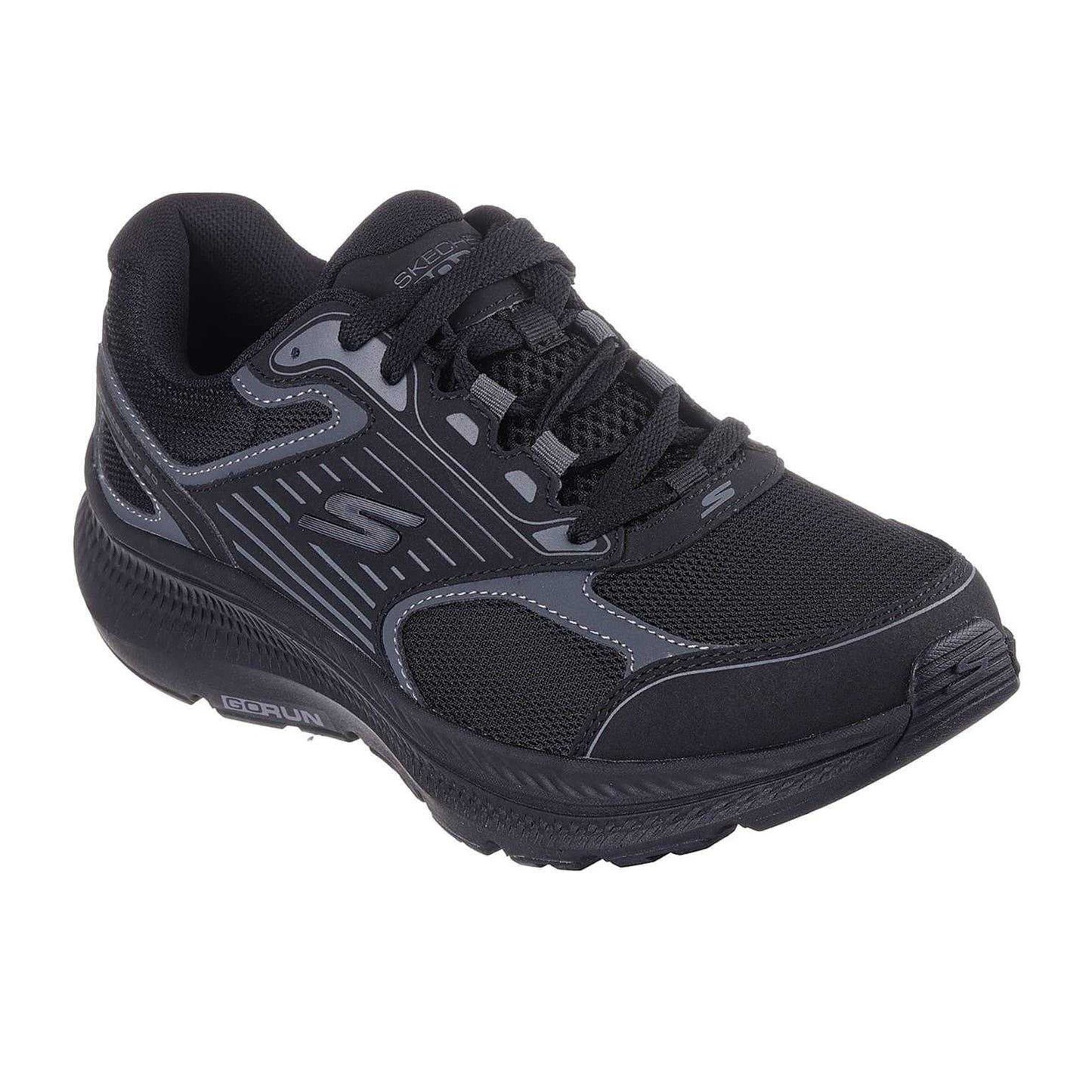 Black-Grey - Lifestyle - Skechers Mens Run Consistent 2.0 Shoes