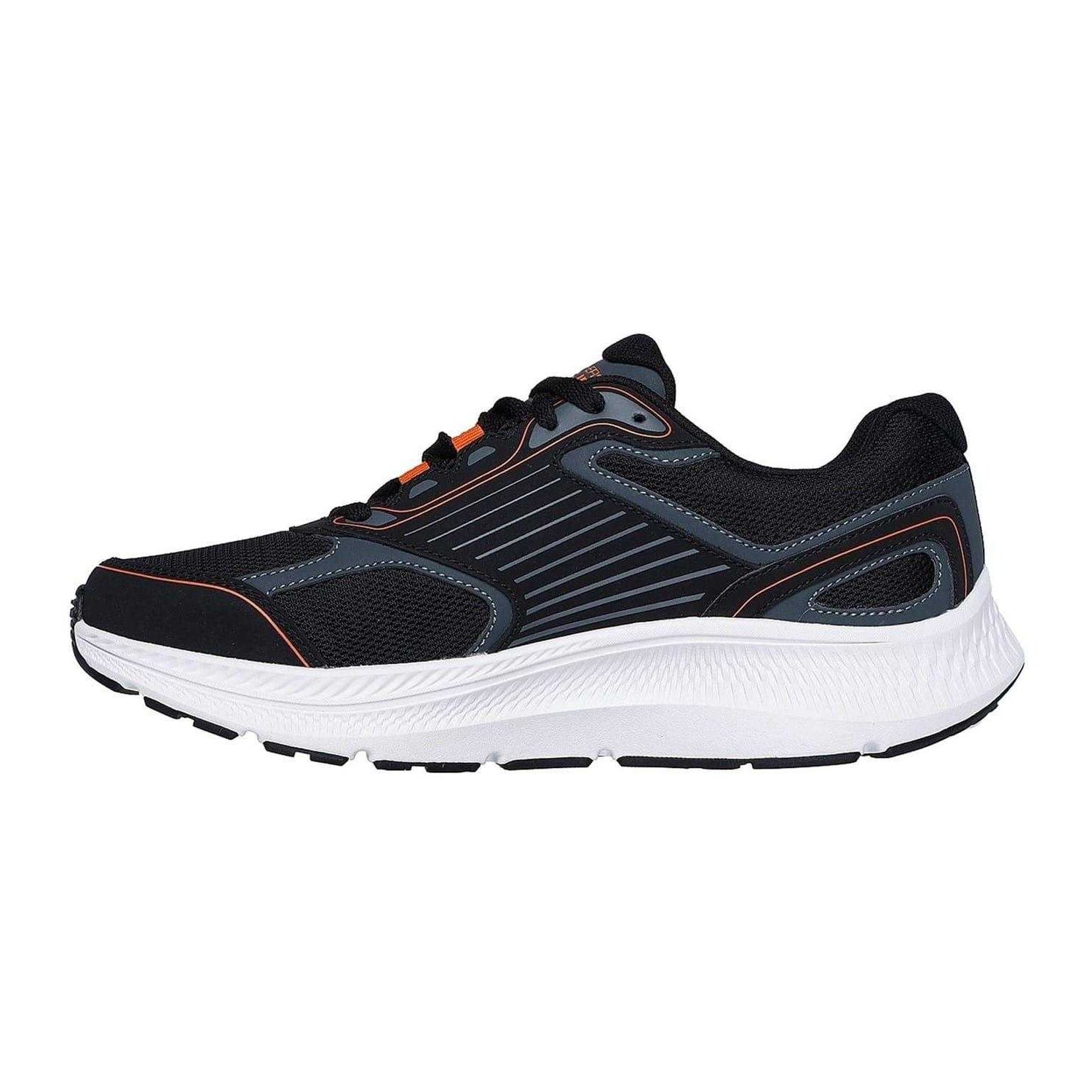 Black-Orange - Side - Skechers Mens Run Consistent 2.0 Shoes
