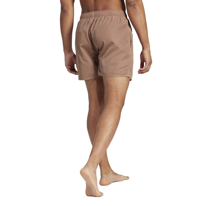 Beige - Back - Adidas Mens Cix Washed Swim Shorts