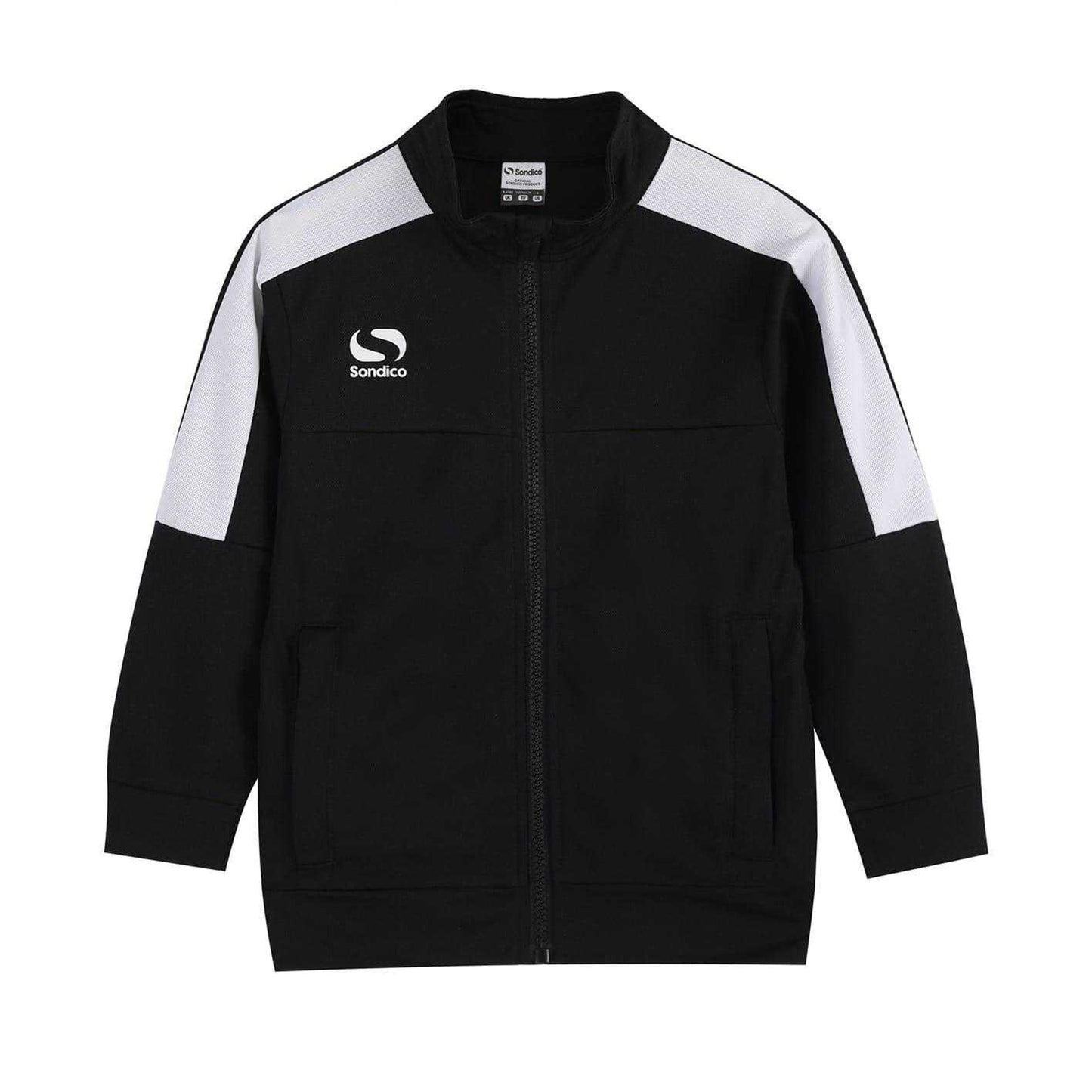 Black-White - Back - Sondico Boys Strike Logo Tracksuit Set
