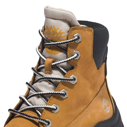 Wheat - Close up - Timberland Womens-Ladies Adley Way Nubuck Lace Up Hiking Boots
