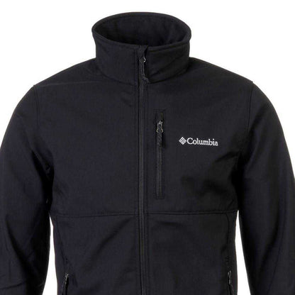 Black - Side - Columbia Mens Ascender Water Resistant Soft Shell Jacket