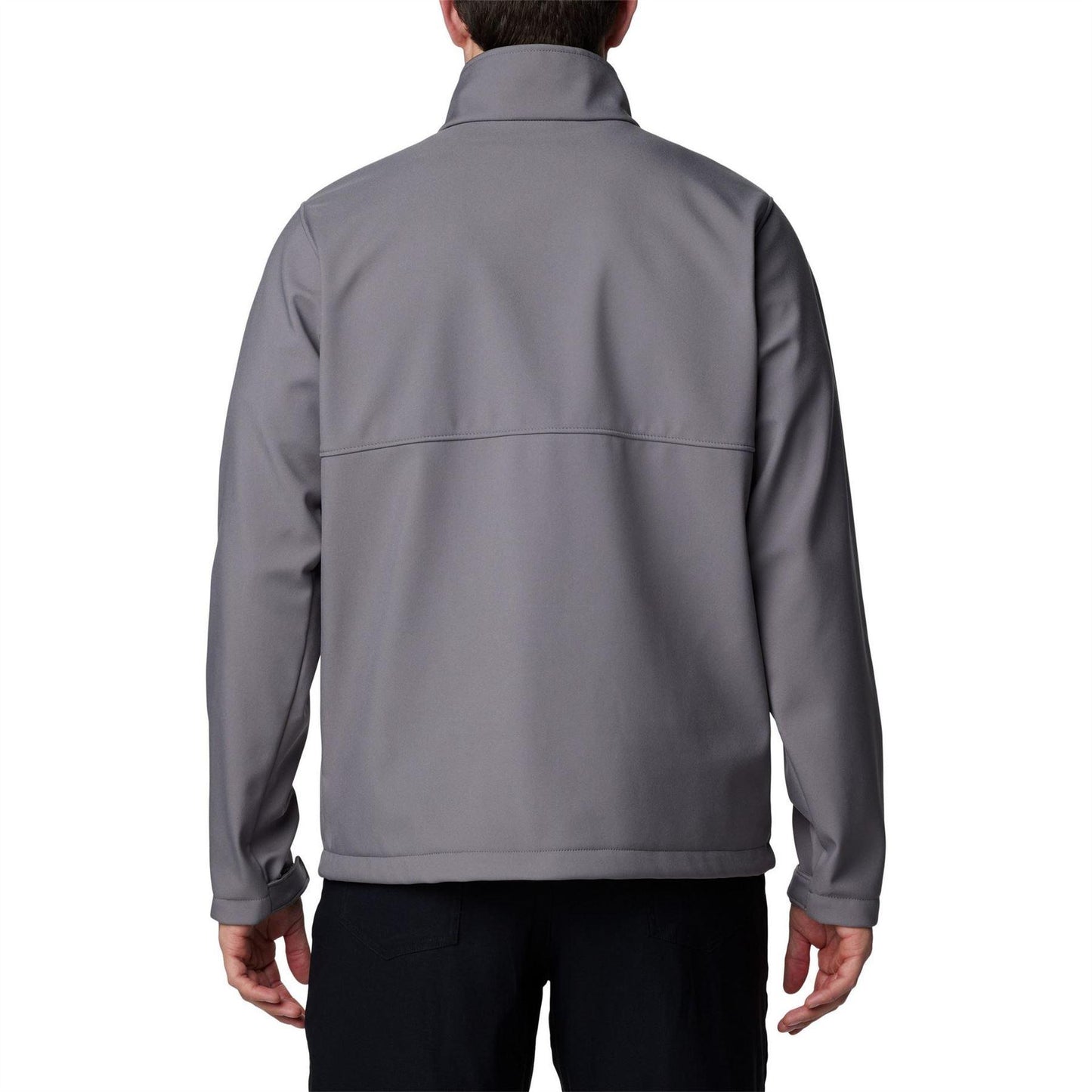 Grey - Back - Columbia Mens Ascender Water Resistant Soft Shell Jacket