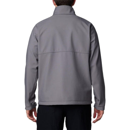 Grey - Back - Columbia Mens Ascender Water Resistant Soft Shell Jacket