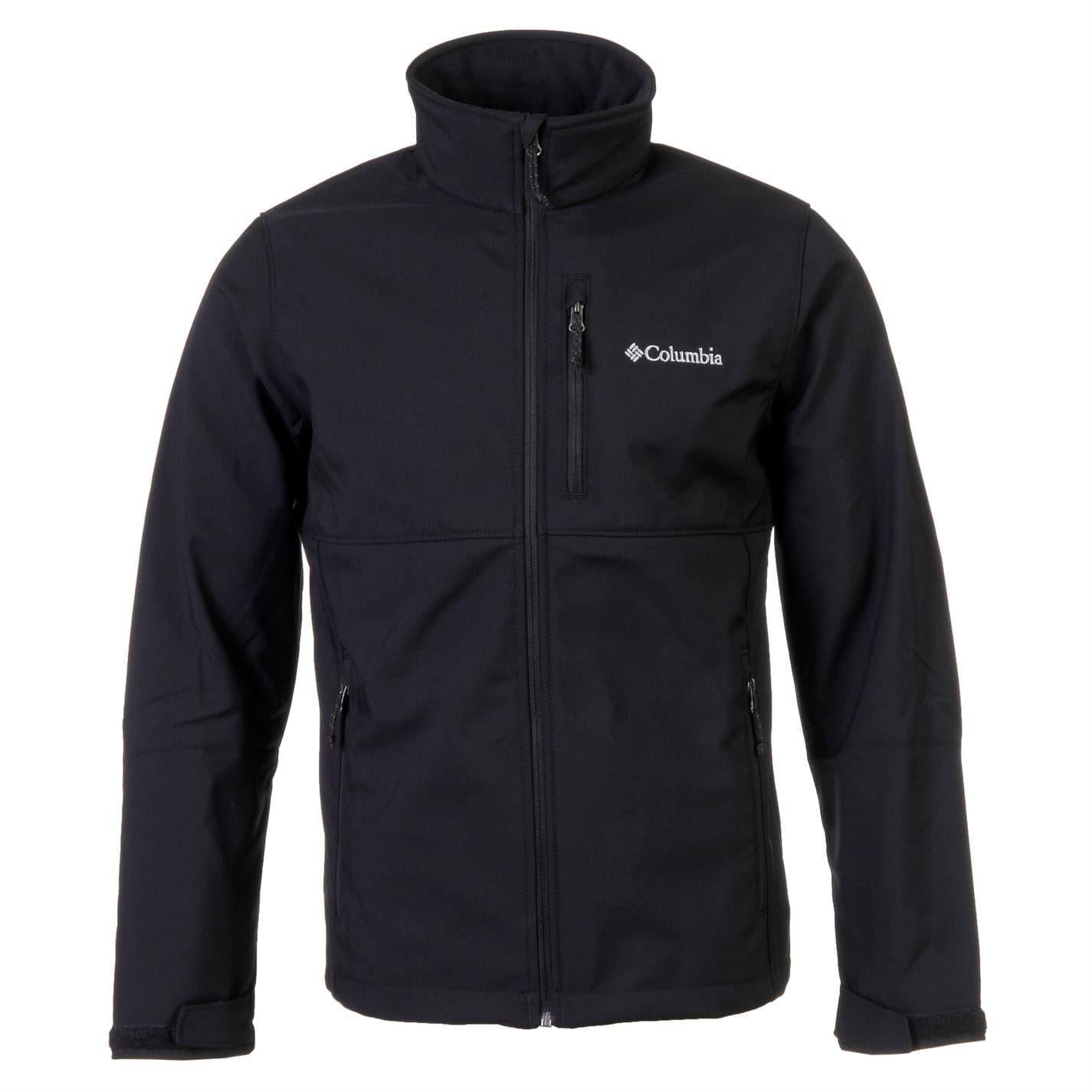 Black - Front - Columbia Mens Ascender Water Resistant Soft Shell Jacket