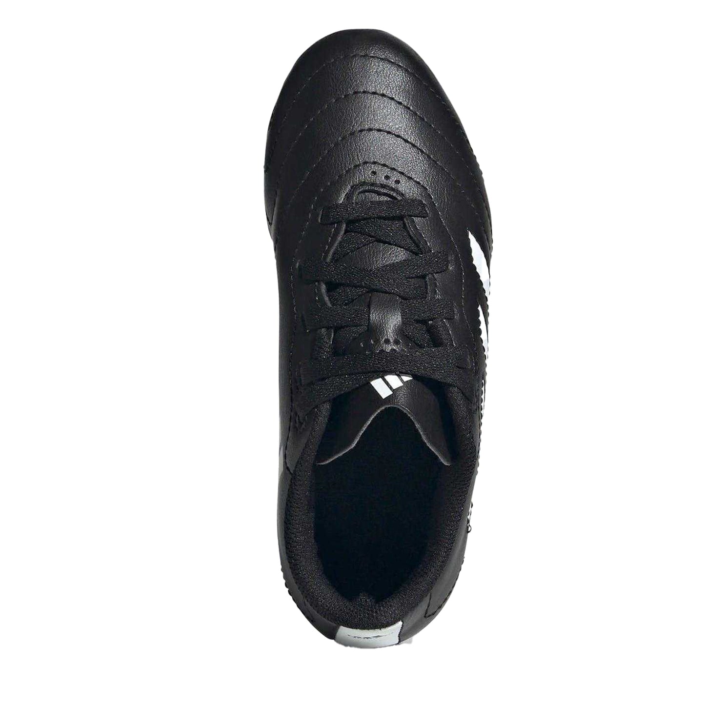 Black-White - Lifestyle - Adidas Childrens-Kids Goletto VIII 3 Stripes Soft Ground Football Boots