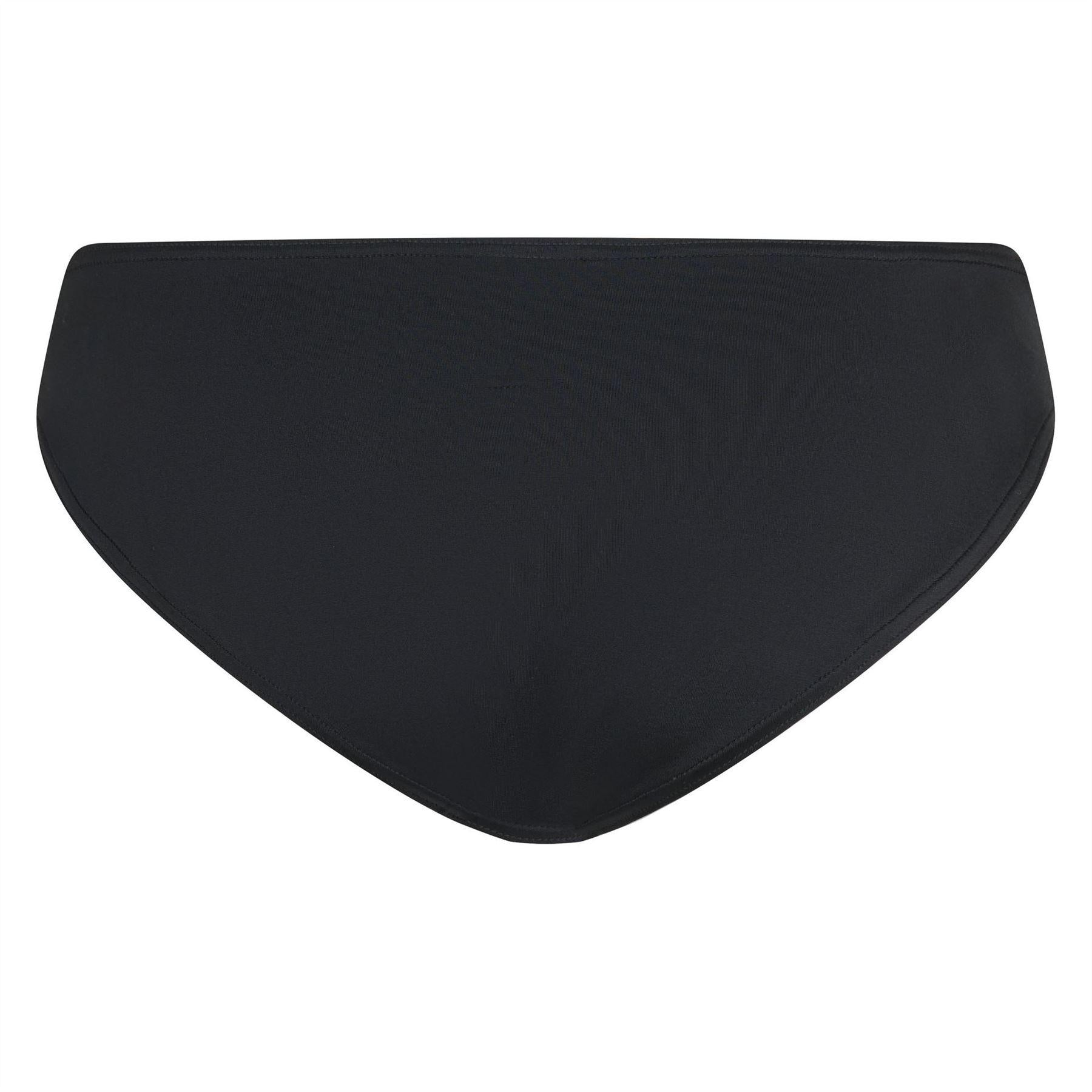 Black - Back - Zoggs Womens-Ladies Tahiti Low Rise Swim Briefs