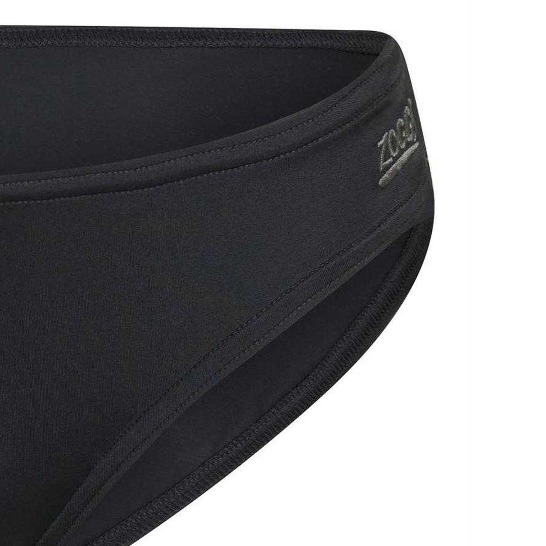 Black - Side - Zoggs Womens-Ladies Tahiti Low Rise Swim Briefs