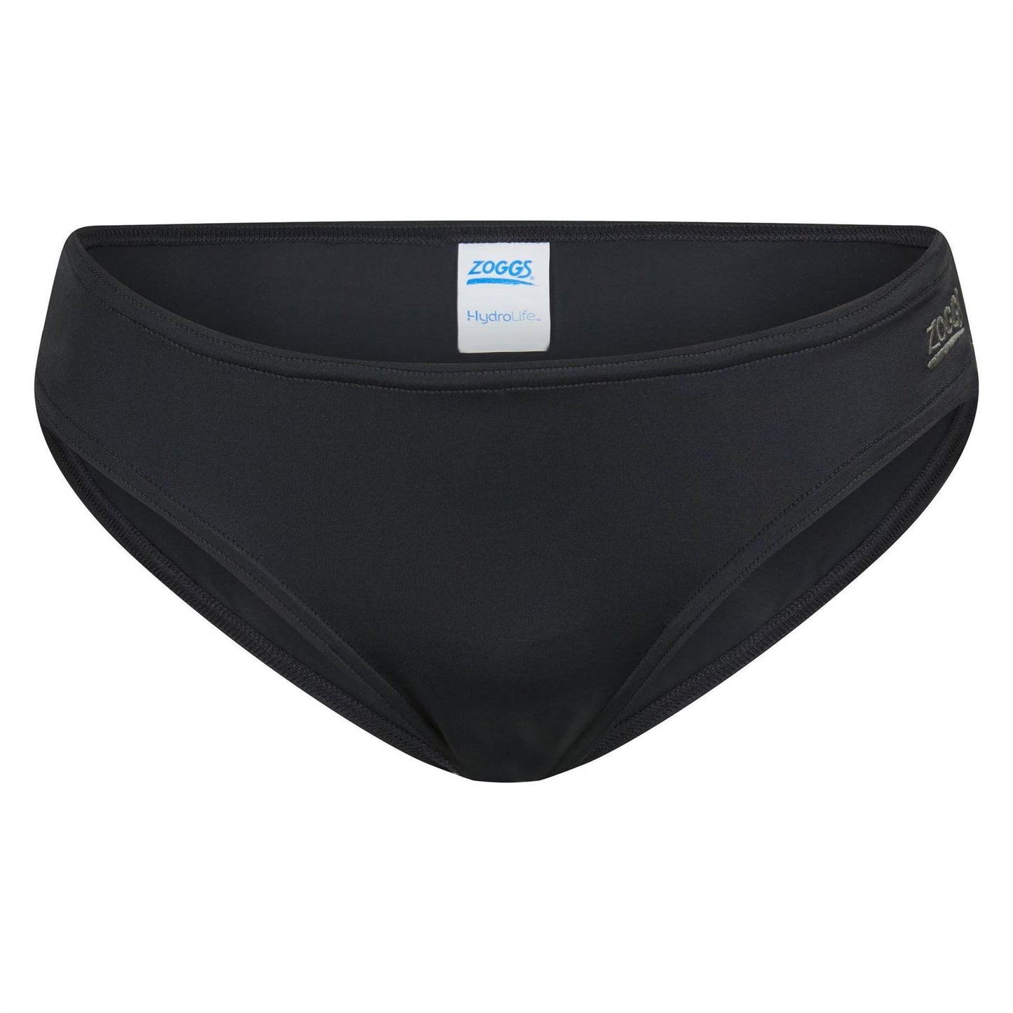 Black - Front - Zoggs Womens-Ladies Tahiti Low Rise Swim Briefs