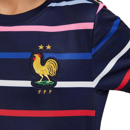 Blue - Side - Nike Childrens-Kids Academy Pro French Football Federation Training Football Shirt