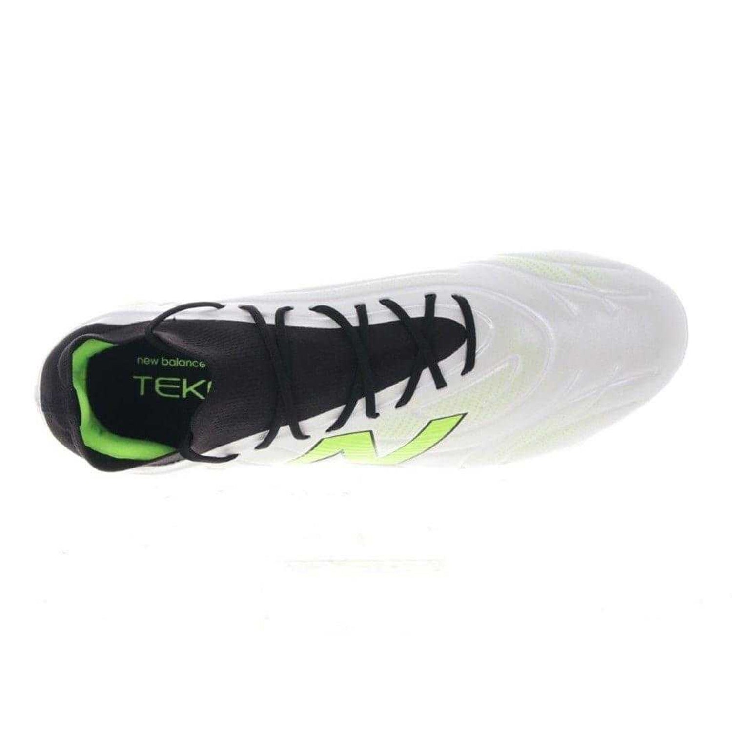 White-Green - Side - New Balance Mens Tekela Academy Firm Ground Football Boots