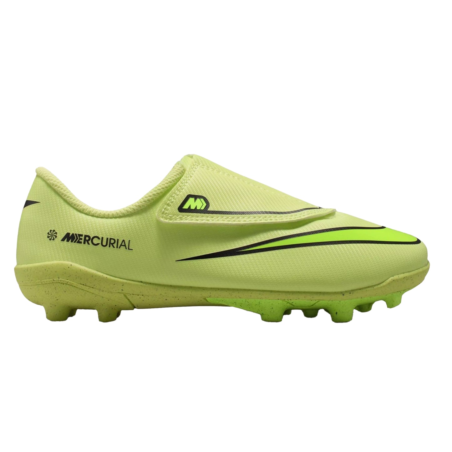 Volt-Crimson - Front - Nike Childrens-Kids Mercurial Firm Ground Football Boots
