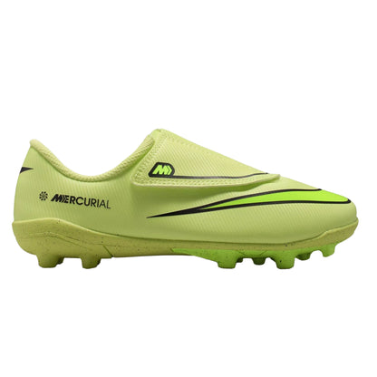 Volt-Crimson - Front - Nike Childrens-Kids Mercurial Firm Ground Football Boots