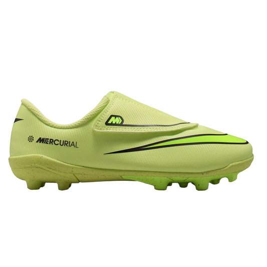 Volt-Crimson - Front - Nike Childrens-Kids Mercurial Firm Ground Football Boots