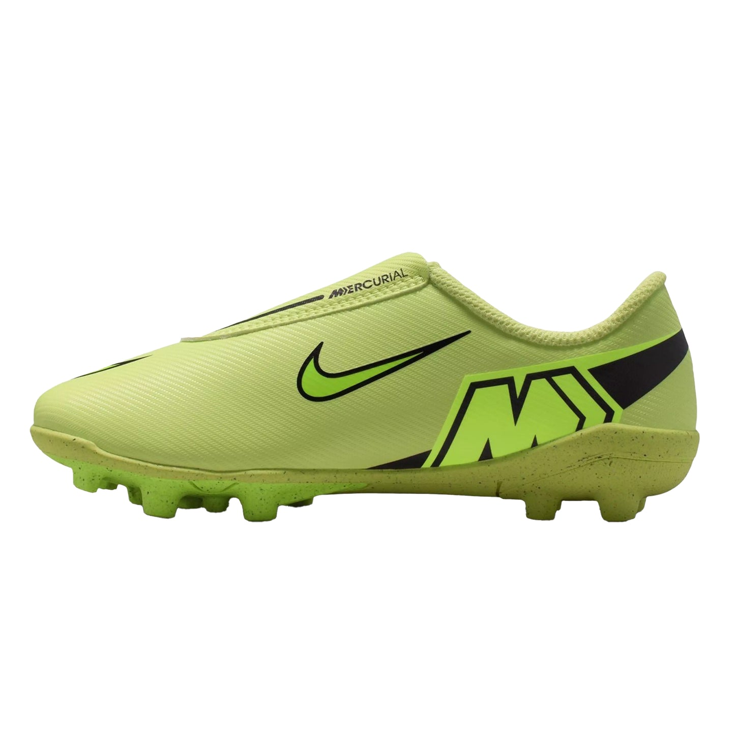 Volt-Crimson - Side - Nike Childrens-Kids Mercurial Firm Ground Football Boots