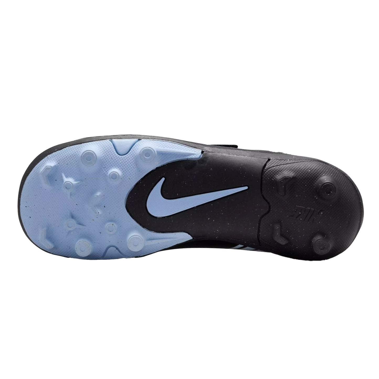 Black-Blue - Pack Shot - Nike Childrens-Kids Mercurial Firm Ground Football Boots