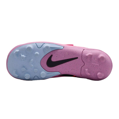 Pink-Black - Pack Shot - Nike Childrens-Kids Mercurial Firm Ground Football Boots