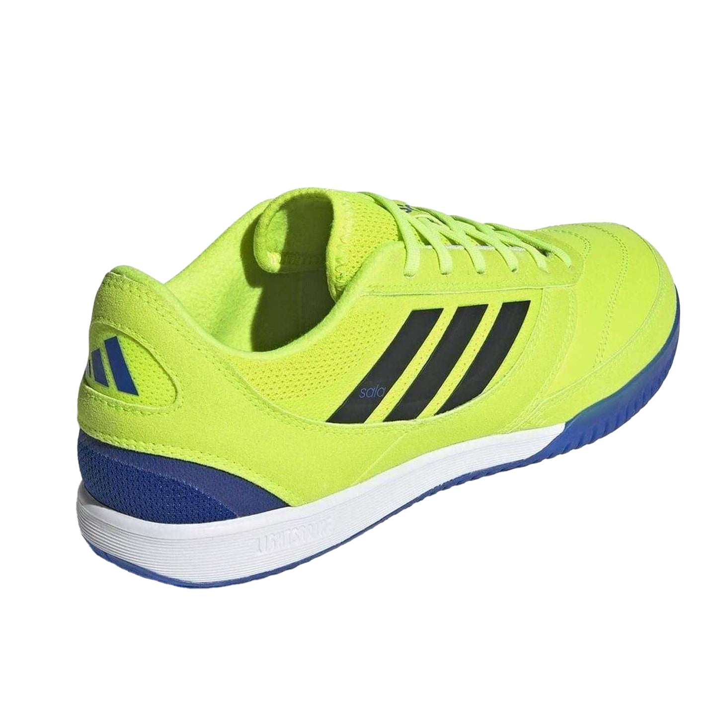 Lemon-Blue - Back - Adidas Mens Sala Leather Futsal Football Boots