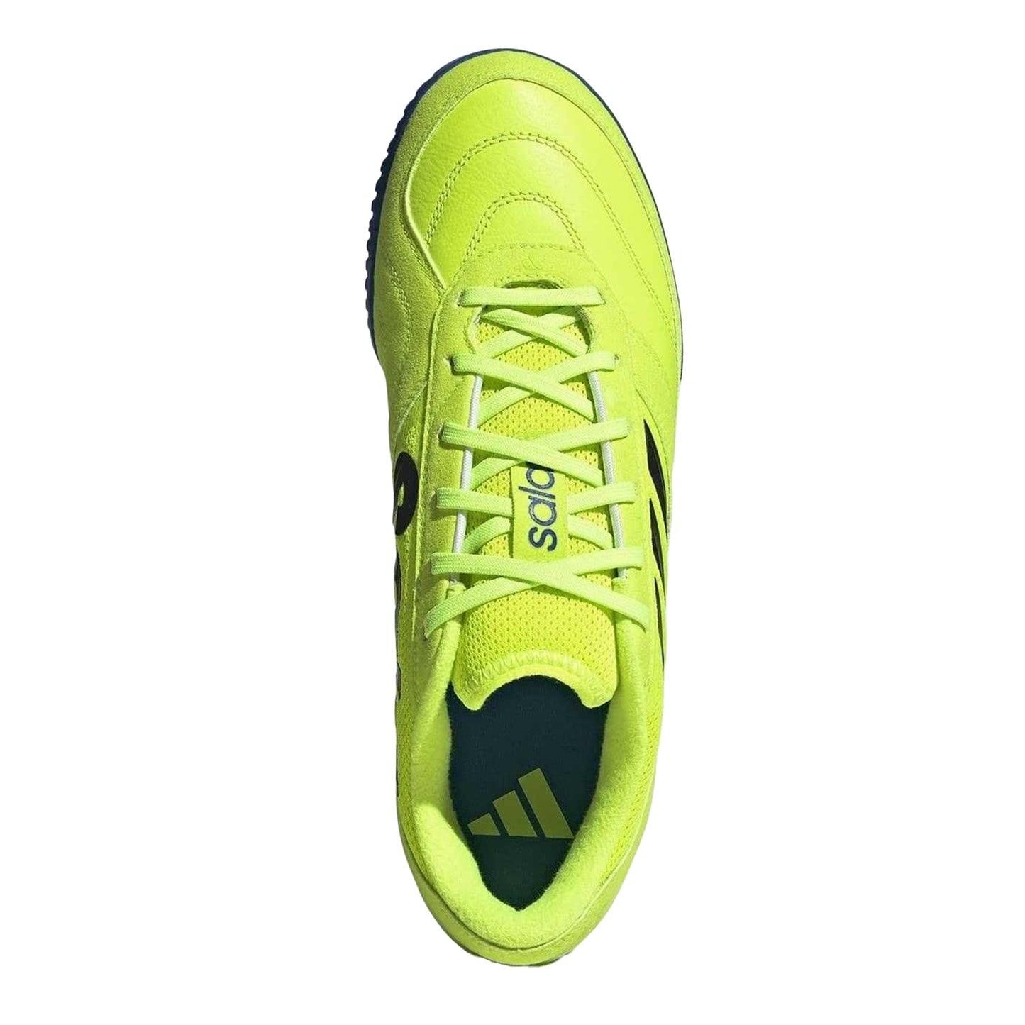 Lemon-Blue - Lifestyle - Adidas Mens Sala Leather Futsal Football Boots