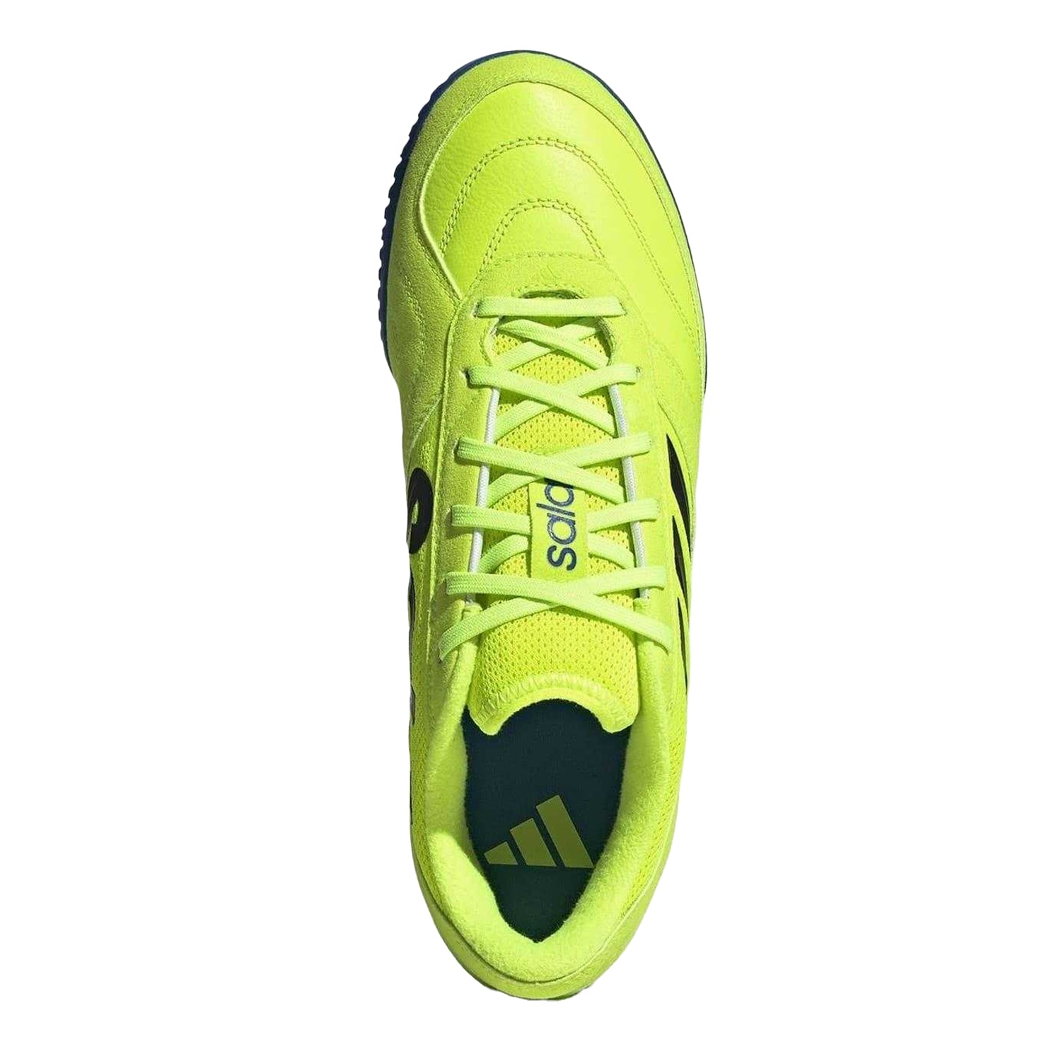 Lemon-Blue - Lifestyle - Adidas Mens Sala Leather Futsal Football Boots