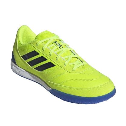 Lemon-Blue - Pack Shot - Adidas Mens Sala Leather Futsal Football Boots