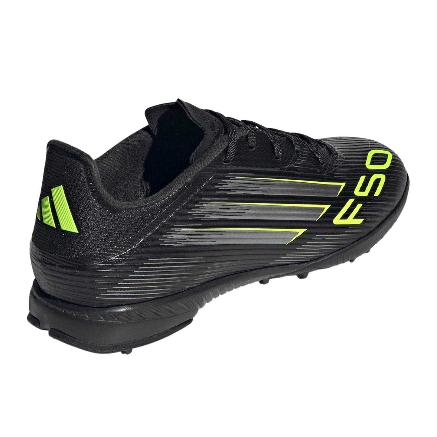 Black-Lemon - Back - Adidas Mens F50 League Artificial Ground Football Boots