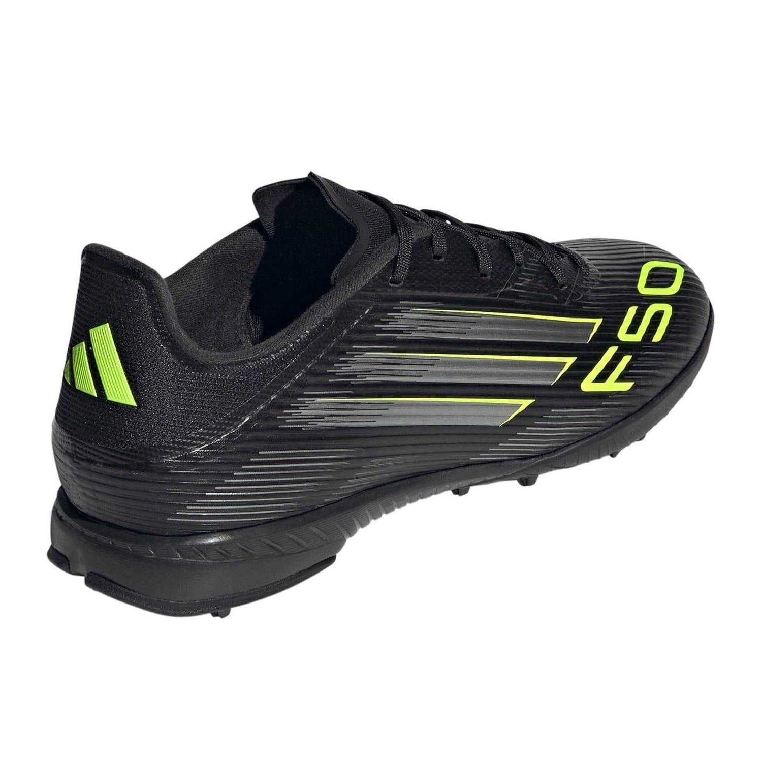 Black-Lemon - Back - Adidas Mens F50 League Artificial Ground Football Boots