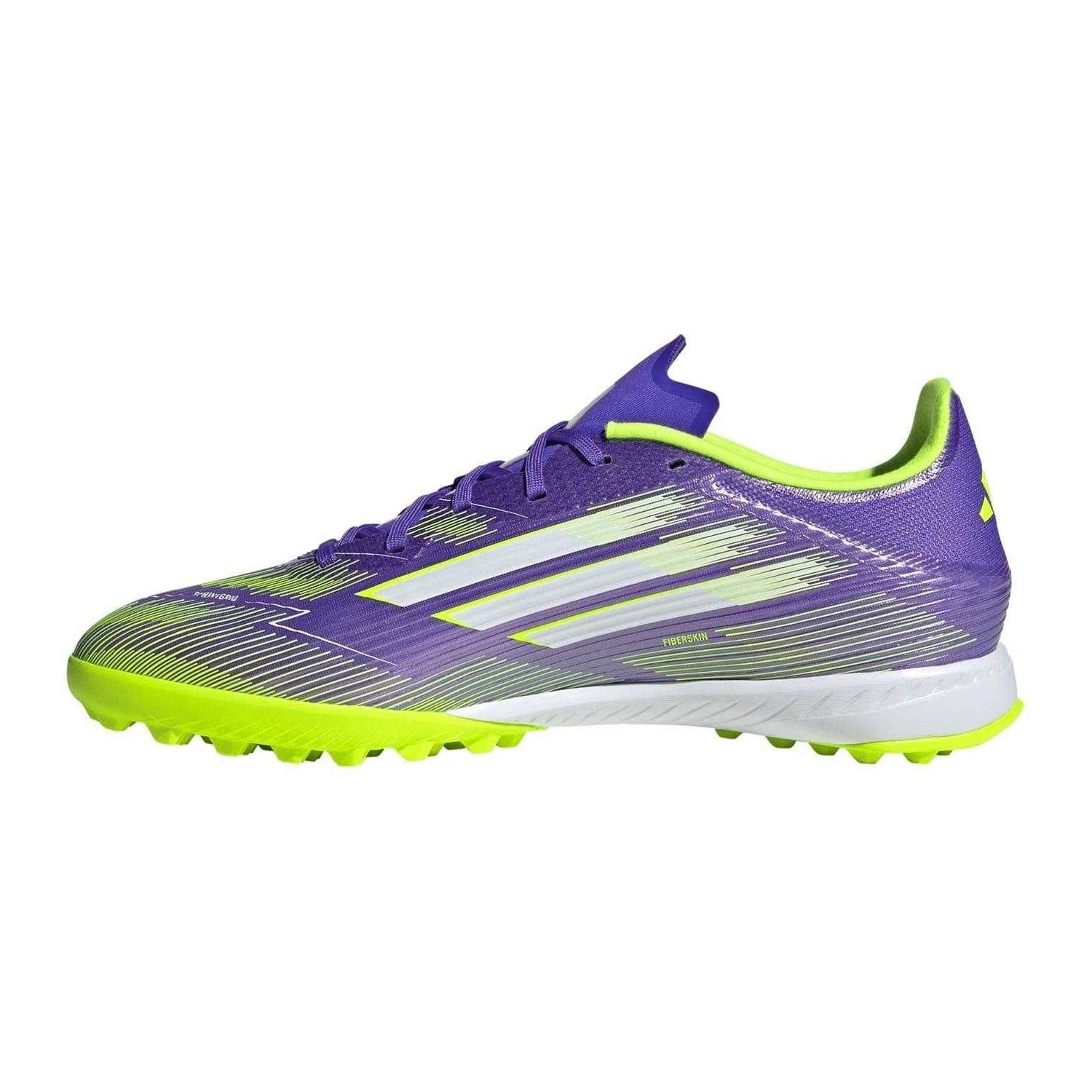 Purple-White - Side - Adidas Mens F50 League Artificial Ground Football Boots