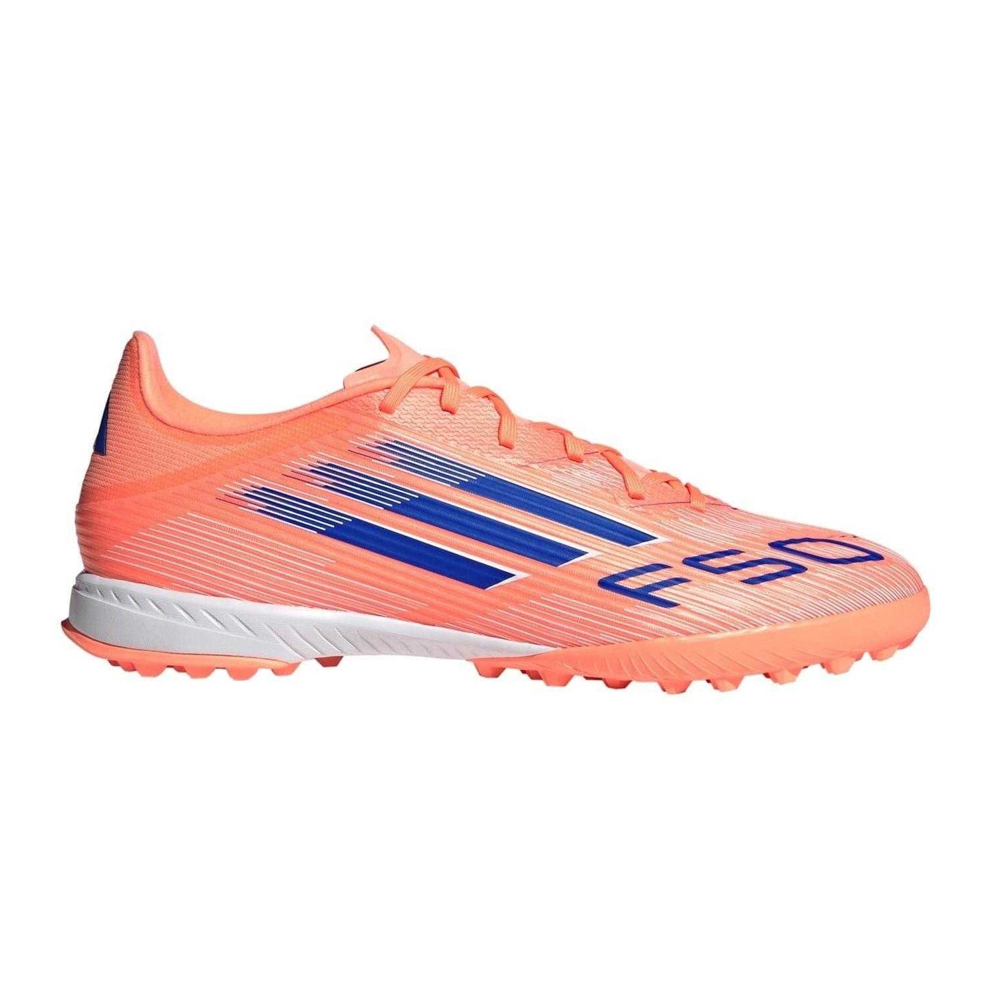 Orange-Blue - Front - Adidas Mens F50 League Artificial Ground Football Boots
