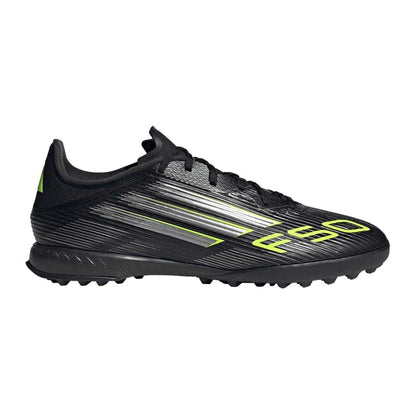 Black-Lemon - Front - Adidas Mens F50 League Artificial Ground Football Boots