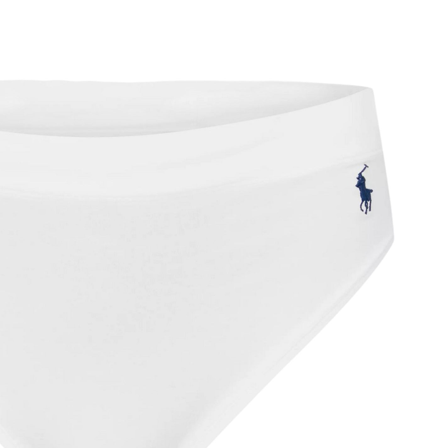 Cloud White - Side - Ralph Lauren Womens-Ladies High Leg Briefs