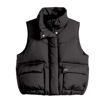 Caviar - Front - Levis Womens-Ladies Bubble Western Gilet