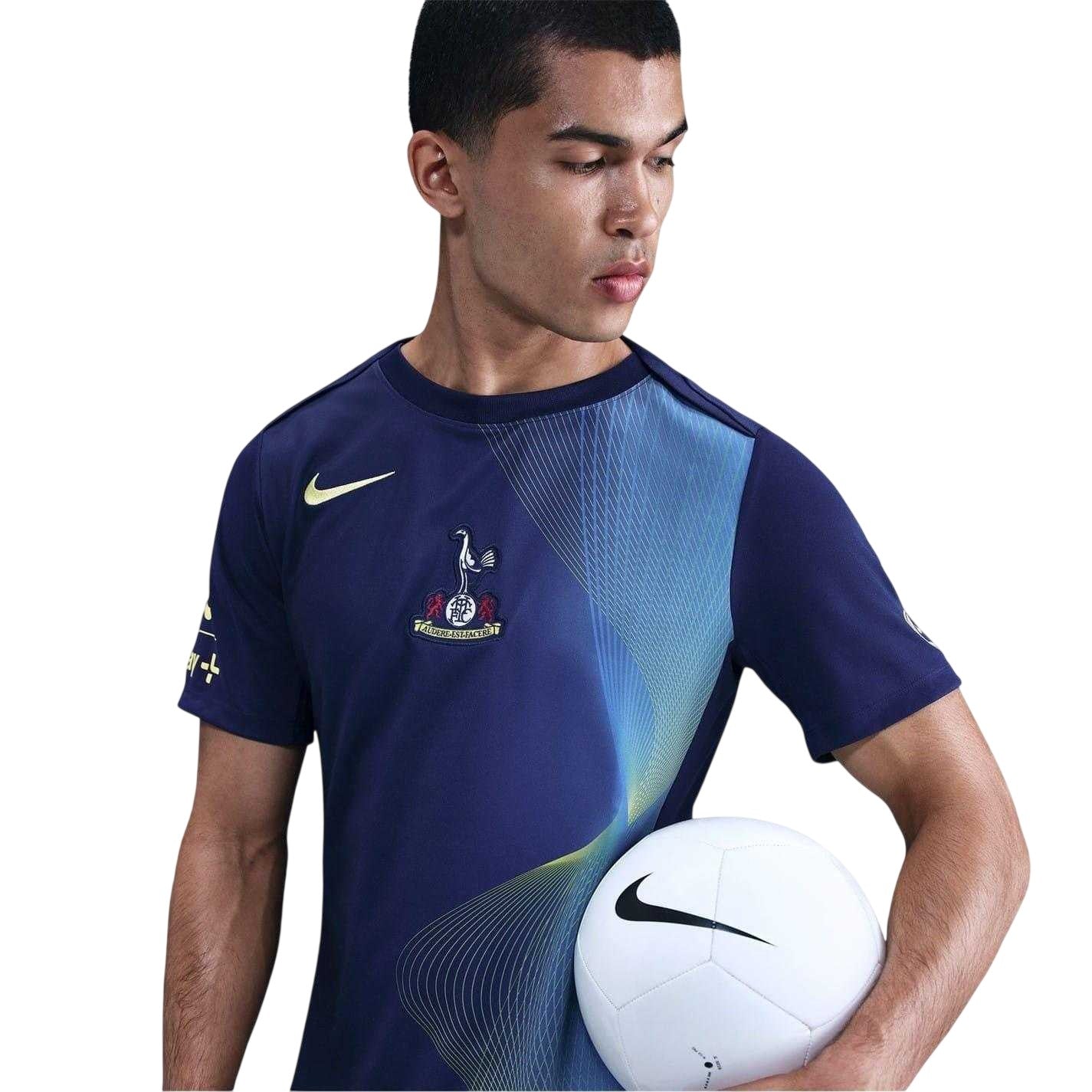 Blue-Yellow - Lifestyle - Nike Unisex Adult Third Tottenham Hotspur FC Football Shirt
