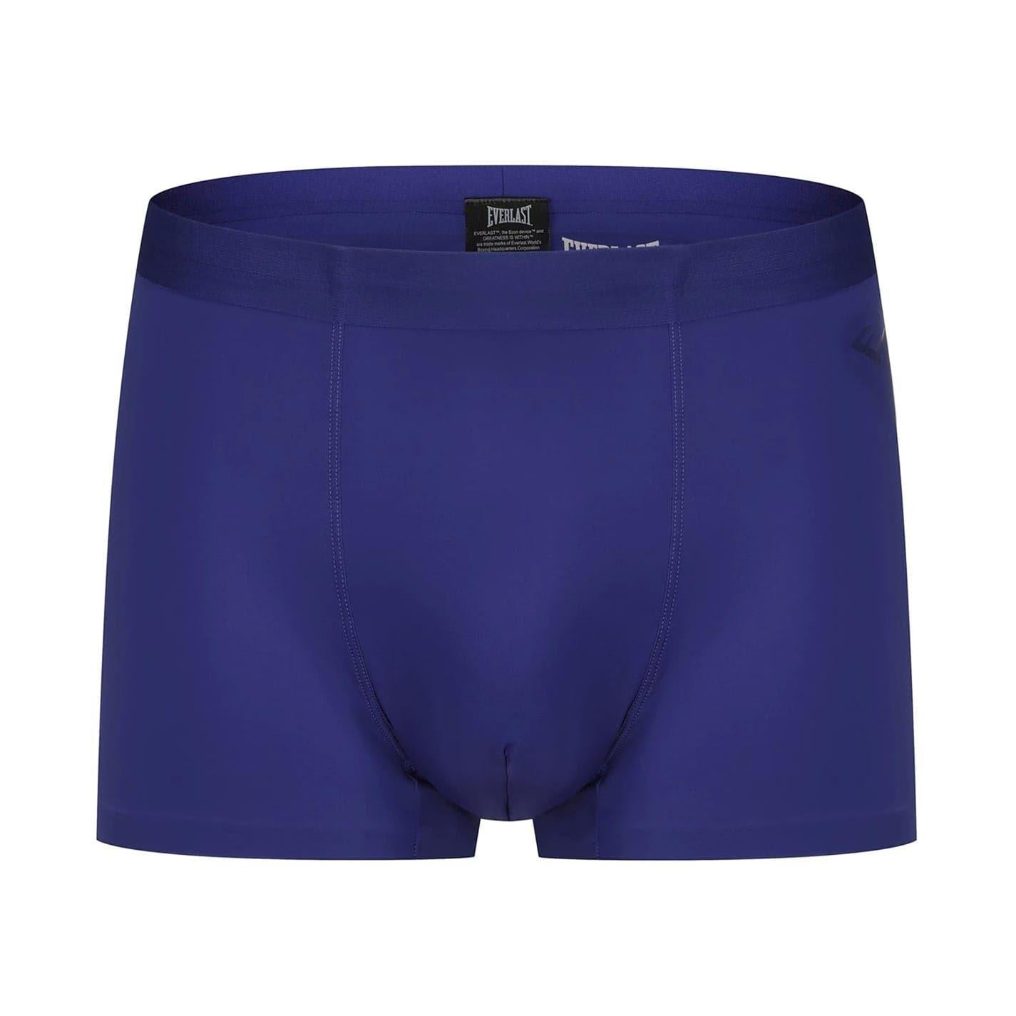 Black-White-Royal Blue - Side - Everlast Mens Boxer Shorts (Pack of 3)